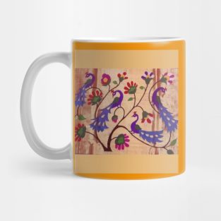 Peacock design Mug